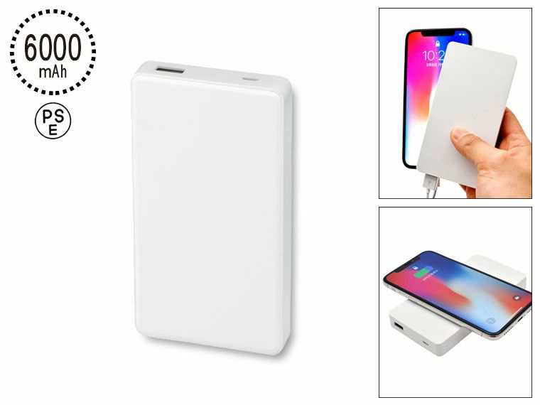 Qi対応バッテリーチャージャー6,000mAh