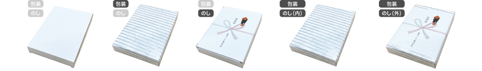 のし紙の巻き方一覧