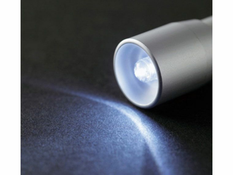 LEDカラビナ付ライトのライト点灯