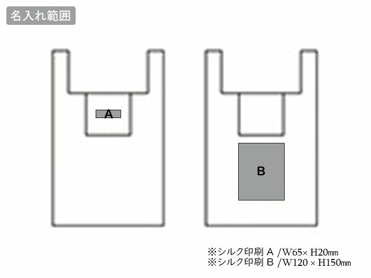 ソロア ポータブルバッグの名入れ範囲