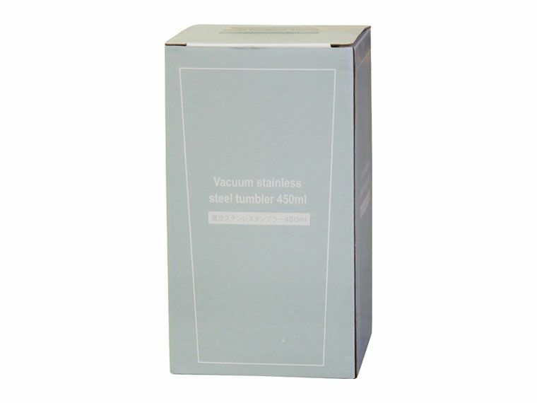 真空ステンレスタンブラー450mlの化粧箱