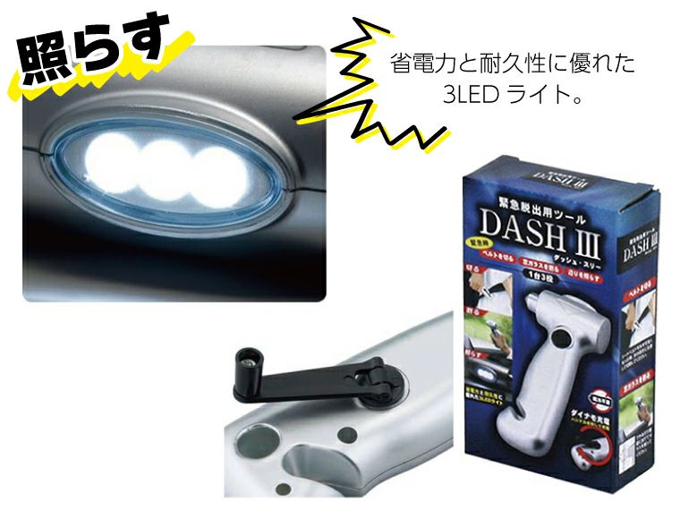 DASH Ⅲ(ダッシュ･スリー)の仕様についての説明