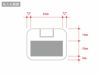 USBハブ フラットの名入れ範囲