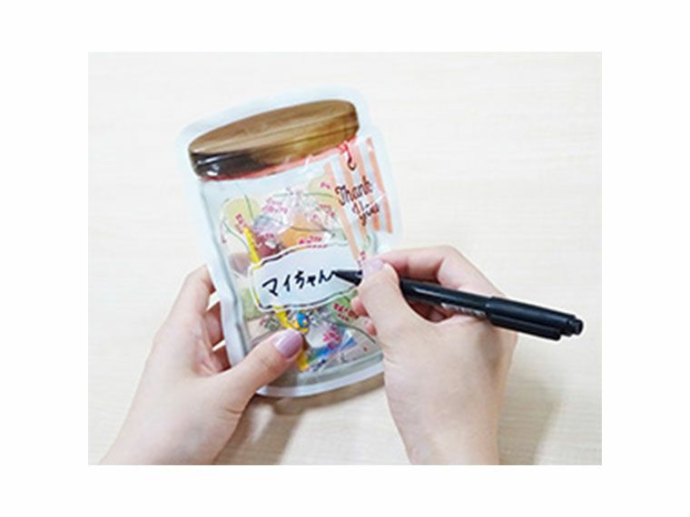 キャニスタージッパーバッグ(S3枚セット)の書き込みスペーの