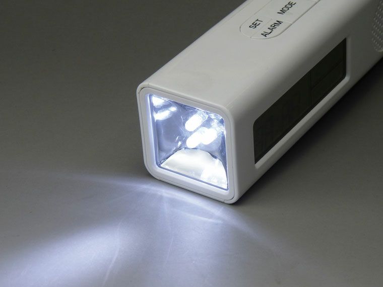 FMマルチステーションの懐中ライト