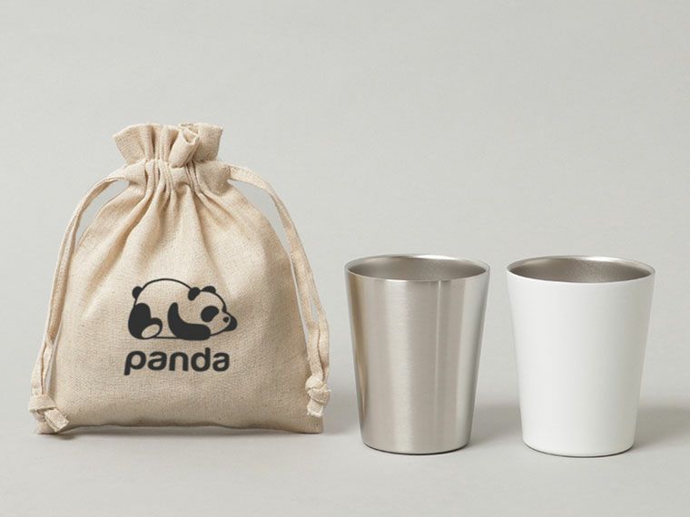 コットンリネン巾着(S)の名入れイメージ画像