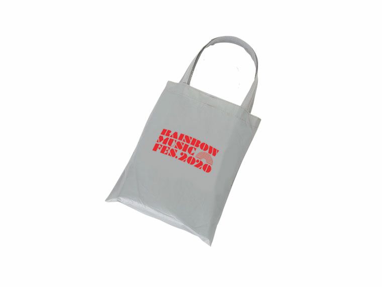 イベントポンチョ(ポーチ付)の名入れイメージ画像