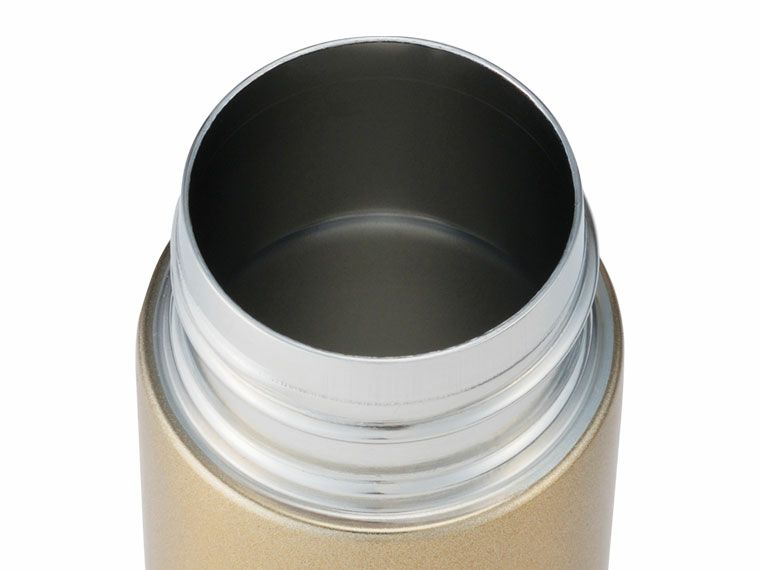 真空ステンレス ポケットボトルの飲み口部分