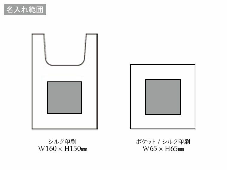 OBENTOランチバッグの名入れ範囲
