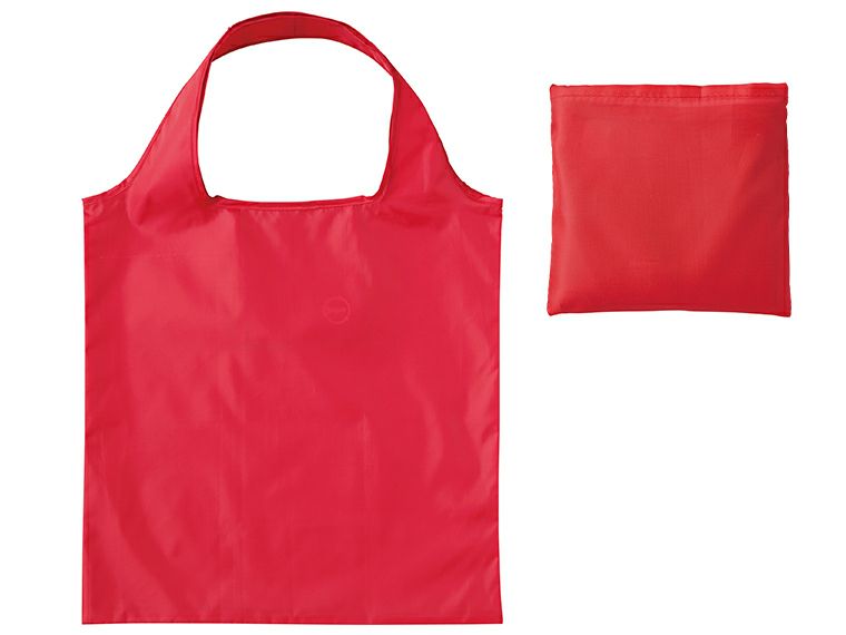 リサイクルポケットインエコバッグ レッド