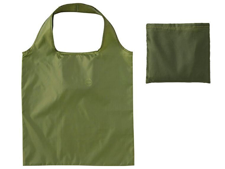 リサイクルポケットインエコバッグ カーキ