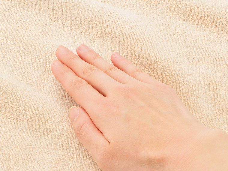 プレミアム フェイス&ウォッシュタオルの手触り