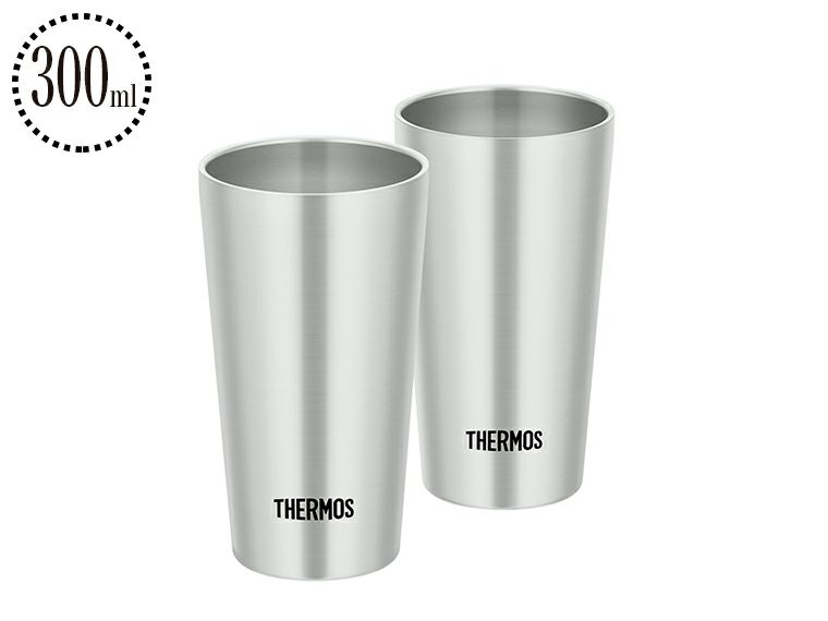 サーモス(THERMOS)JDI-300P真空断熱タンブラー300ml(2個セット)