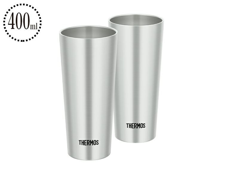 サーモス(THERMOS)JDI-400P真空断熱タンブラー400ml(2個セット)