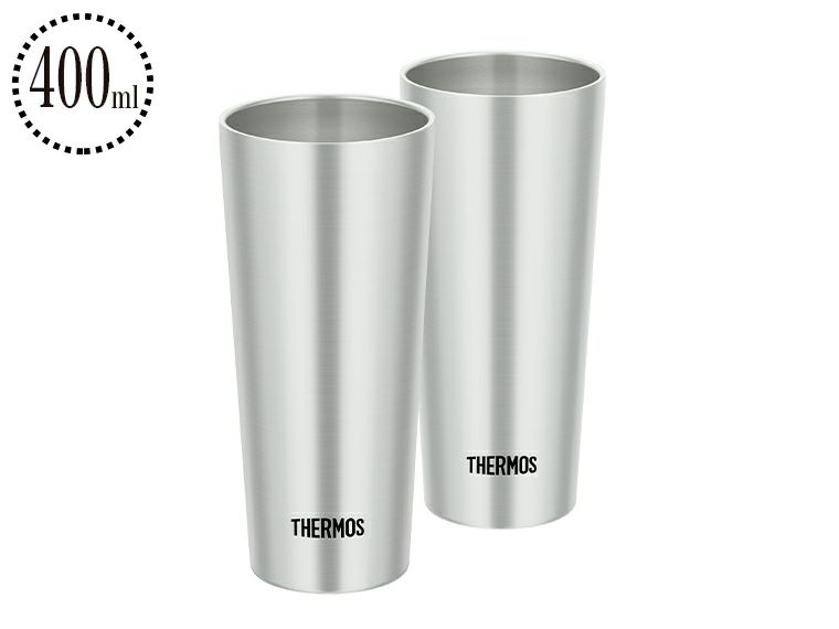 サーモス(THERMOS)JDI-400P真空断熱タンブラー400ml(2個セット)
