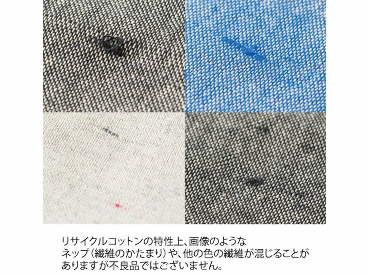 リサイクルコットンマルシェバッグの生地