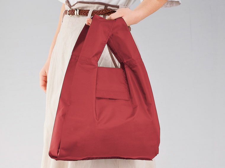 リフェロ再生PETマイバッグを持った時のサイズ感