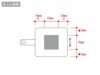 PD20Wコンセントチャージャー　C+Aの名入れ範囲