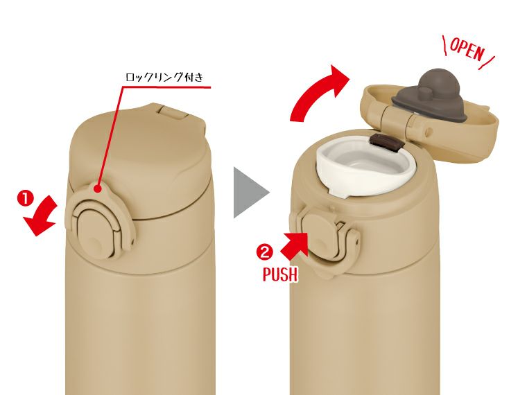 サーモス(THERMOS)JOK-500真空断熱ケータイマグ500mlのロックリング