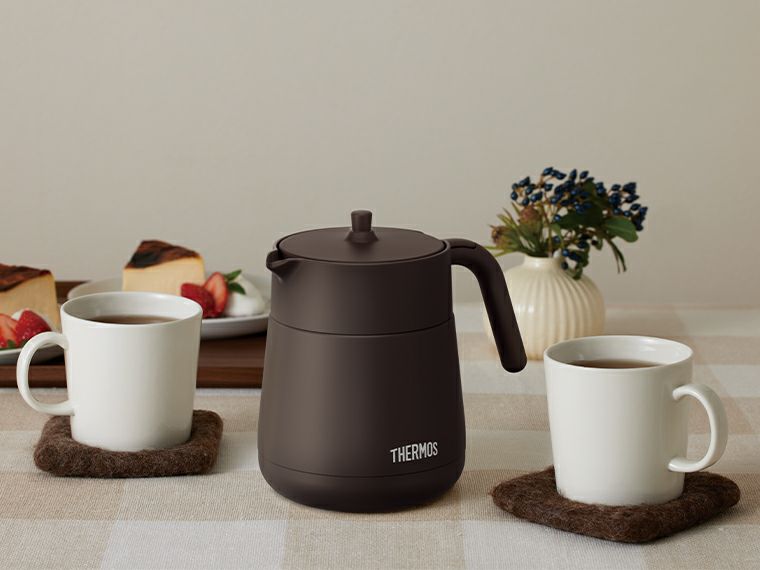 サーモス(THERMOS)TTE-700真空断熱ティーポット720mlカラーのイメージ画像