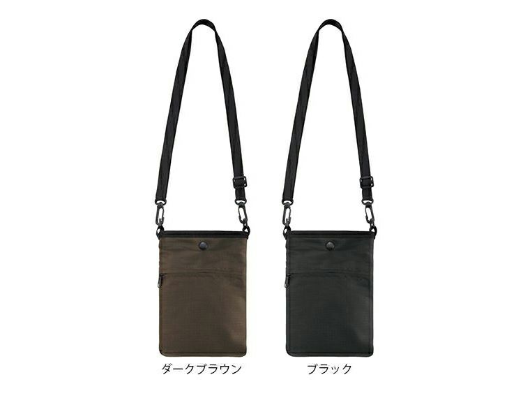 デイタフテントクロスポケット付きスマホショルダー（撥水加工）