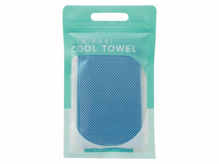 ひんやりクールタオルのパッケージ