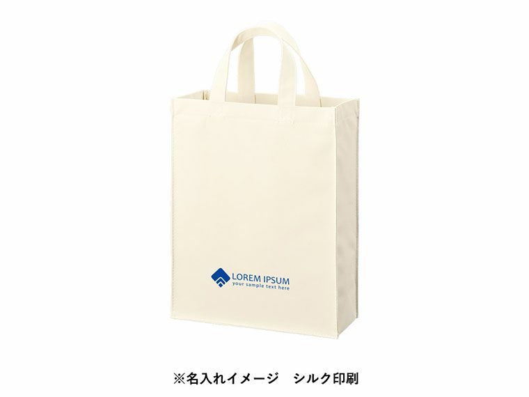 再生ＰＥＴユーティリティバッグ（Ｍ）の名入れイメージ画像