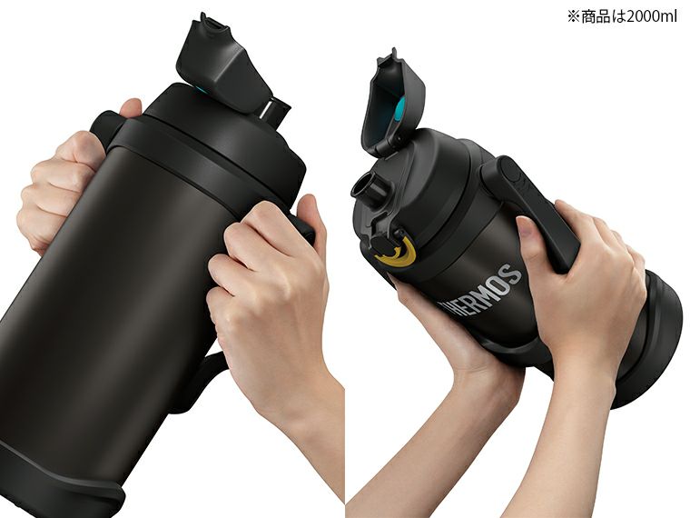サーモス(THERMOS)FJQ-3000真空断熱スポーツジャグ3Lの両手ハンドル部分