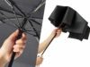 大判耐風UV折りたたみ傘（セミオートタイプ）の留めるストッパーの開閉