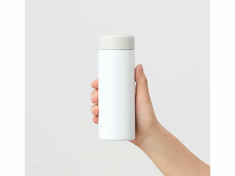 バイカラーサーモステンレスボトル　300mlのサイズイメージ