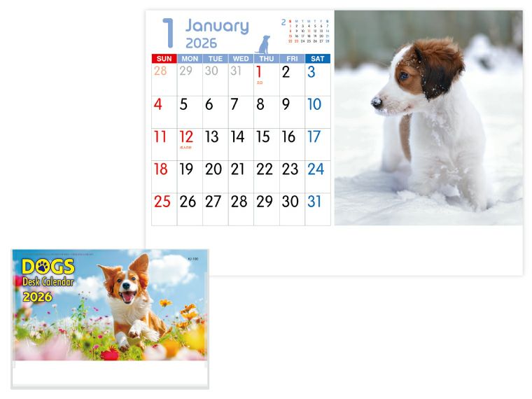 デスクドッグ 卓上カレンダー