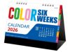 カラーシックスウィークス 卓上カレンダー表紙