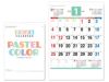 パステルカラーカレンダー 壁掛けカレンダー