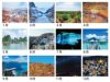 世界の絶景 壁掛けカレンダー月別