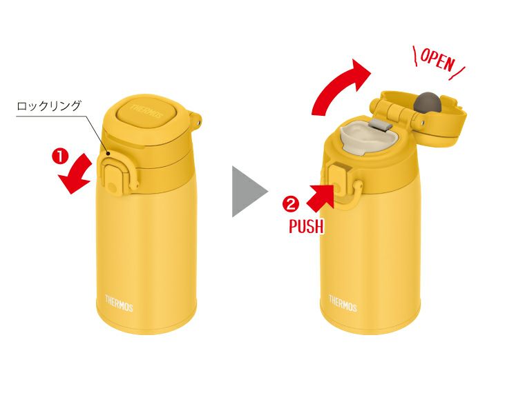 サーモス(THERMOS)JOS-750真空断熱ケータイマグ750mlのロックリング