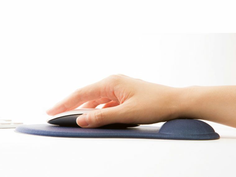 クッションマウスパッドの側面から見た画像