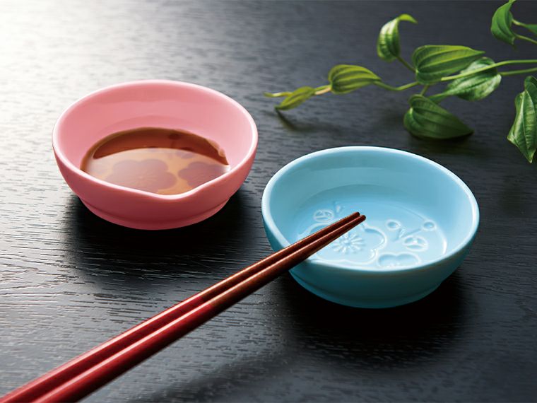 利楽物語　箸やすめ小皿２枚組