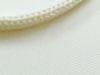 クラフトエンボスバッグ　L-Wのホワイト色の表面