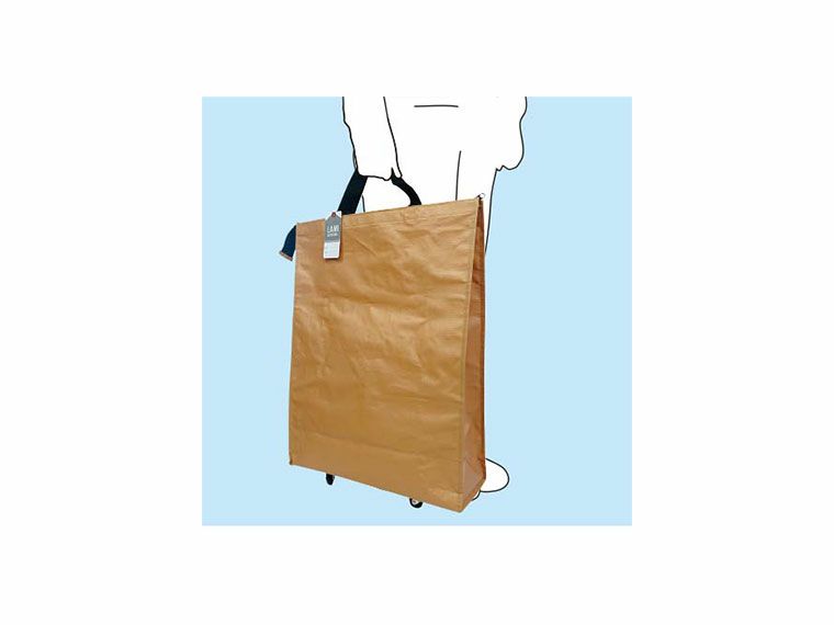 ラミクロスバッグ　L キャスター付の手持ちサイズ画像