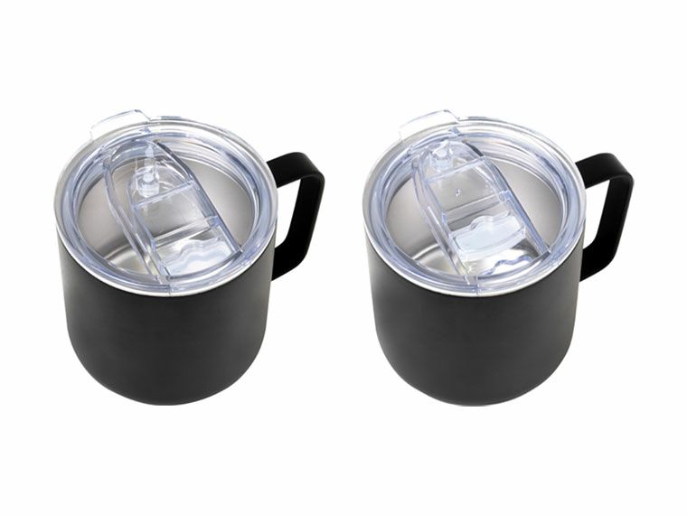 PREMO サーモマグカップ340mlの飲み口の開閉