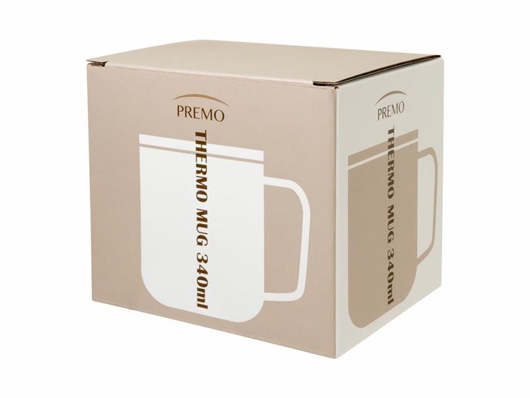 PREMO サーモマグカップ340mlの化粧箱