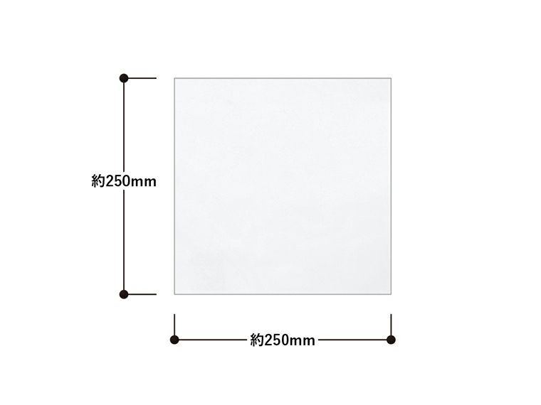 ピクチャースタイル　ハンドタオル　ホワイト商品サイズ