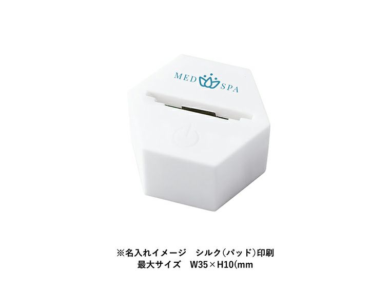ライティングスタンドミニ　六角（アクリル板対応）名入れイメージ