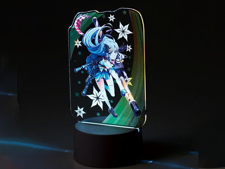 ライティングスタンド　ラージ（アクリル板対応）使用イメージ