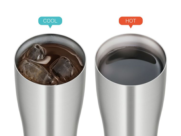 冷たい飲み物も熱い飲み物も大丈夫