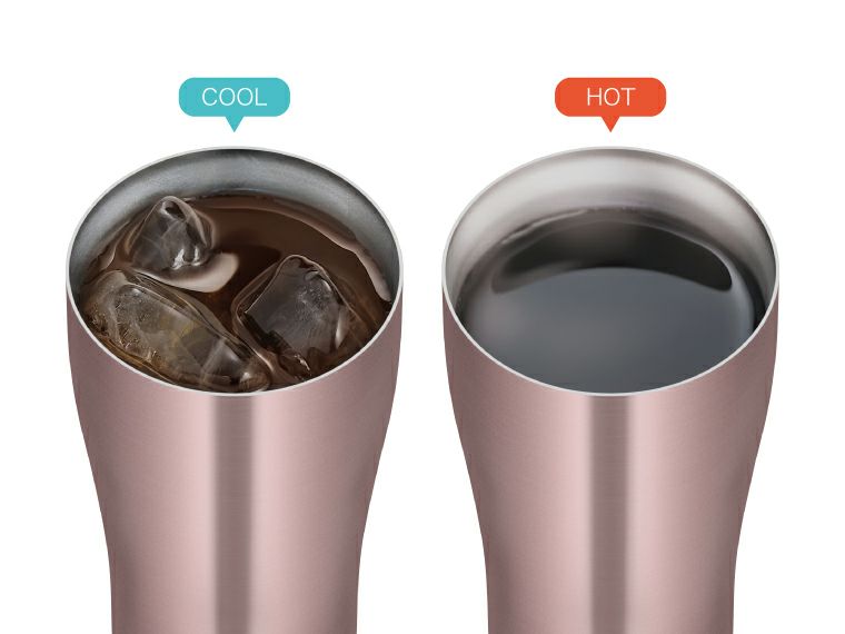 冷たい飲み物も熱い飲み物も大丈夫