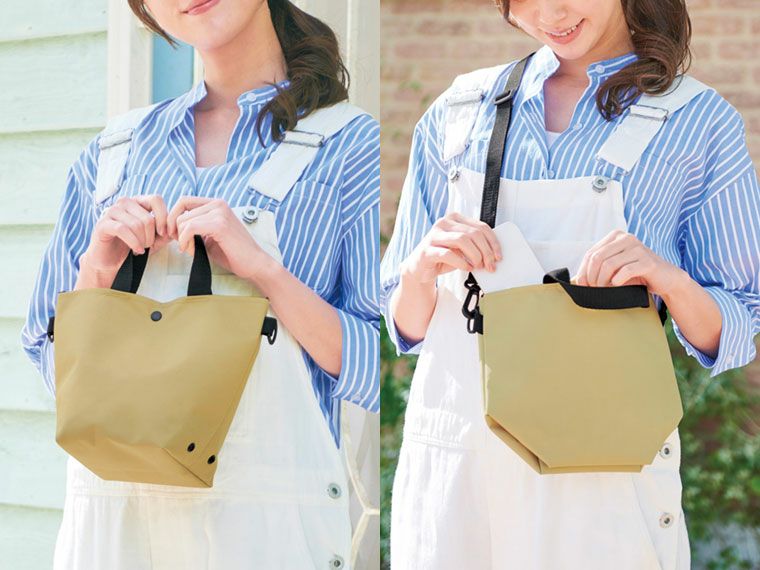 2WAYサコッシュトートの2パターンイメージ画像