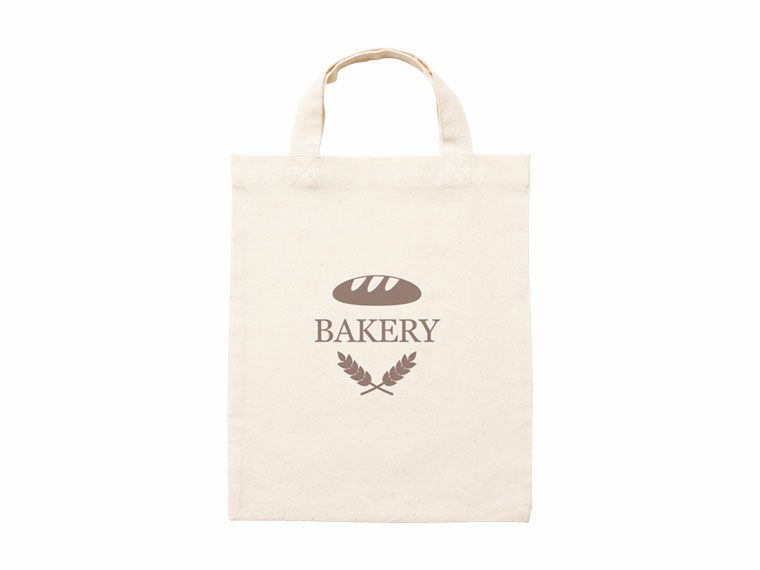 コットンA4フラットバッグの名入れイメージ画像