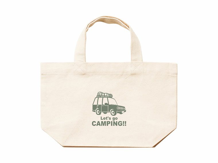 キャンバスランチバッグの名入れイメージ画像