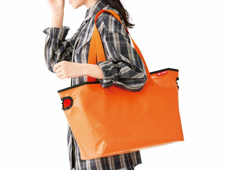 キャンプス リバーシブルはっ水バッグの肩掛けイメージ画像